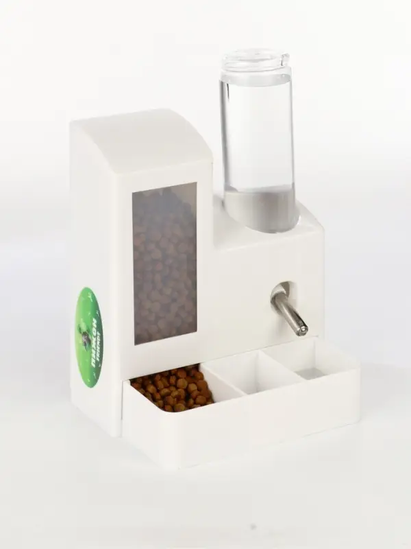 Комплекс для грызунов с кормушкой и поилкой 120 мл, белый