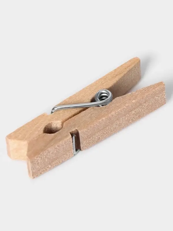 Прищепки для белья Доляна &laquo;Мини&raquo;, деревянные, 3.5&times;0.7&times;1 см, см, 30 шт.