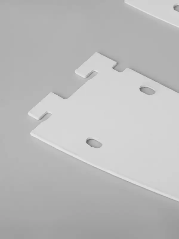 Кронштейн-полкодержатель для стеллажа, 40 см, для полки с перфорацией, белый