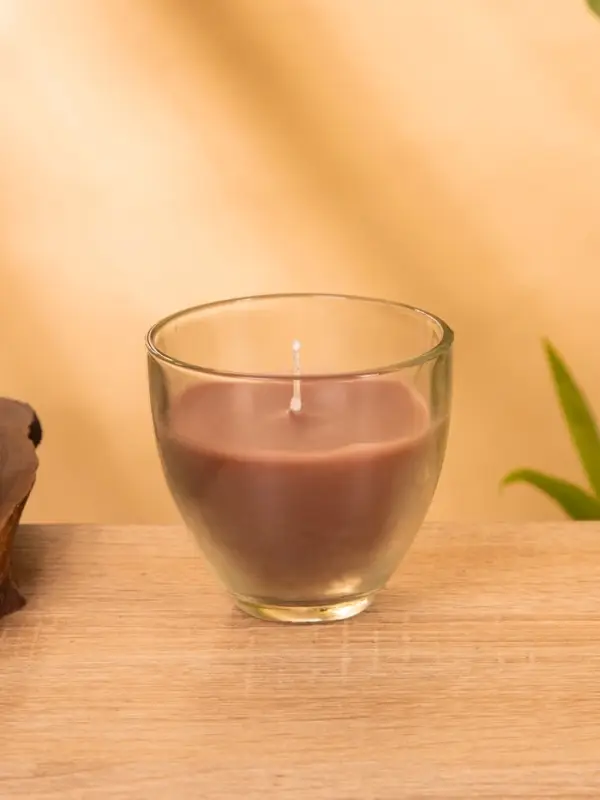 Свеча ароматическая в стакане "SCENTED CANDLE" 100 гр, сидр+шалфей