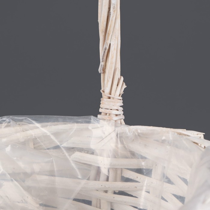 Набор корзин «Вьюнок», 3 шт, 30×14,5/36 см, 24×12,5/31 см, 19,5×10,5/25,5 см, ива