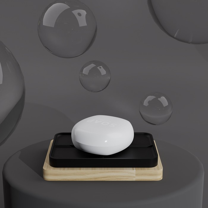 Набор аксессуаров для ванной комнаты «Агат», 4 предмета (дозатор, мыльница, 2 стакана), цвет чёрный Набор аксессуаров для ванной комнаты «Агат», 4 предмета (дозатор, мыльница, 2 стакана), цвет чёрный