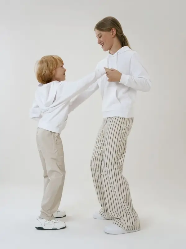 Худи детское Kirenga Kids 2.0, белое, 8 лет