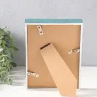 Фоторамка пластик 13х18 см "Данте" голубая лагуна 19х13,8х2,5 см