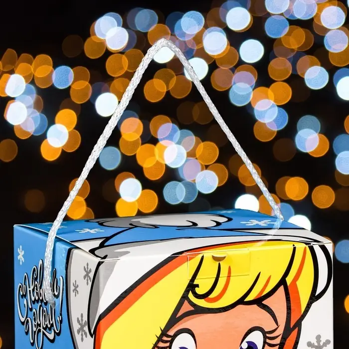 Коробка подарочная новогодняя «Снегурочка»,12×12×15.5 см Коробка подарочная новогодняя «Снегурочка»,12×12×15.5 см