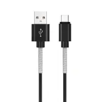 Кабель AVS TC-361S USB/Type-C усиленный, 18 Вт, 1 м (A40283S)