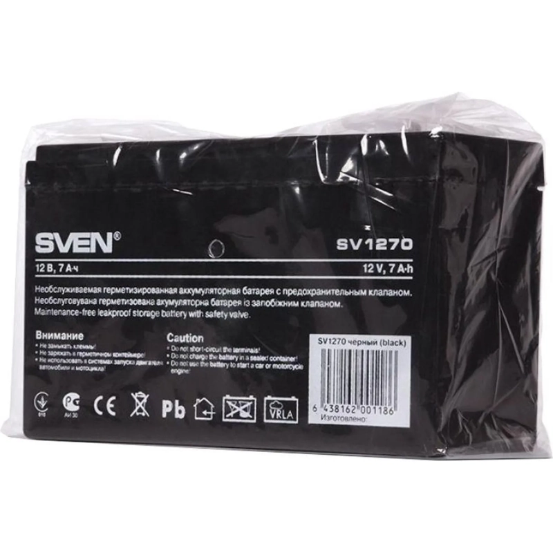 Батарея для ИБП SVEN SV 1270 (12V/7Ah) аккумуляторная