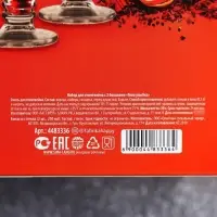 Подарочный набор новогодний для приготовления глинтвейна &laquo;Твоя улыбка&raquo;: специи 30 г, бокалы 250 мл, 2 шт.
