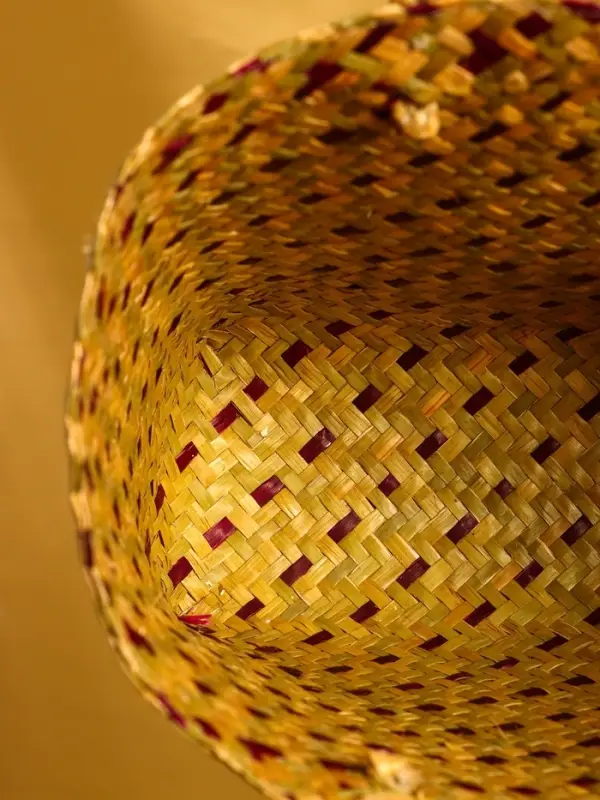 Сумка плетёная из пандана и водного гиацинта 38х14х40 см