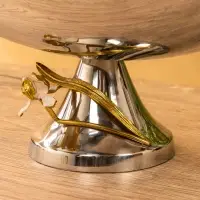 Менажница "Тюльпаны" 17х17х28 см, нержавеющая сталь Менажница "Тюльпаны" 17х17х28 см, нержавеющая сталь