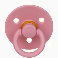 Соска - пустышка классическая, латекс, цв.пыльно-розовый, в контейнере, от 0 мес., M&B