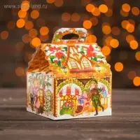 Подарочная коробка «Домик малый »Очарование", 12×12×16.8 см