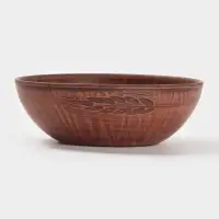 Салатник &laquo;Колос&lrm;&lrm;&raquo;, 1 л, 18.5&times;6 см, красная глина
