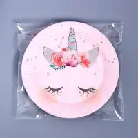Тарелка одноразовая бумажная «Единорог», 18 см