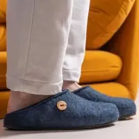 Домашние валенки Step, темно-синие (индиго), размер 35