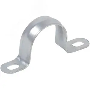 Скоба металлическая двухлапковая d=31-32мм