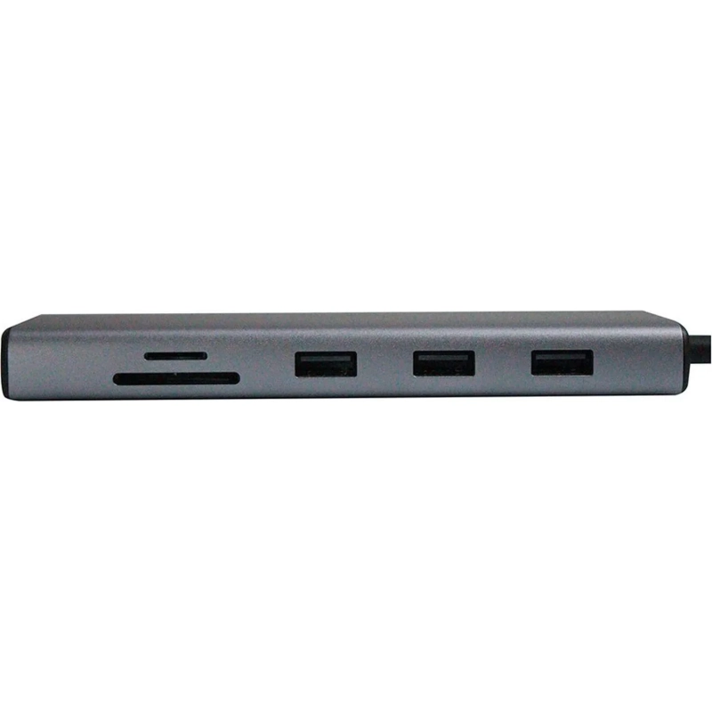 Разветвитель USB UGREEN CM498 (15600) USB-C to 3xUSB-A TF SD VGA RJ45 HDMI
