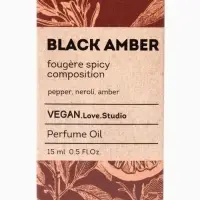Парфюмерное масло женское VEGAN.Love.Studio Black Amber, 15 мл