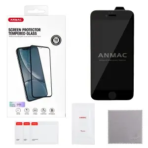 Защитное стекло для iPhone 6 3D ANMAC черное усиленное Арт. 1137182