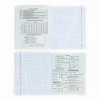 Тетрадь в клетку, предметная, 36 л.,на скрепке, блок №1&laquo;Аниме. Алгебра&raquo;