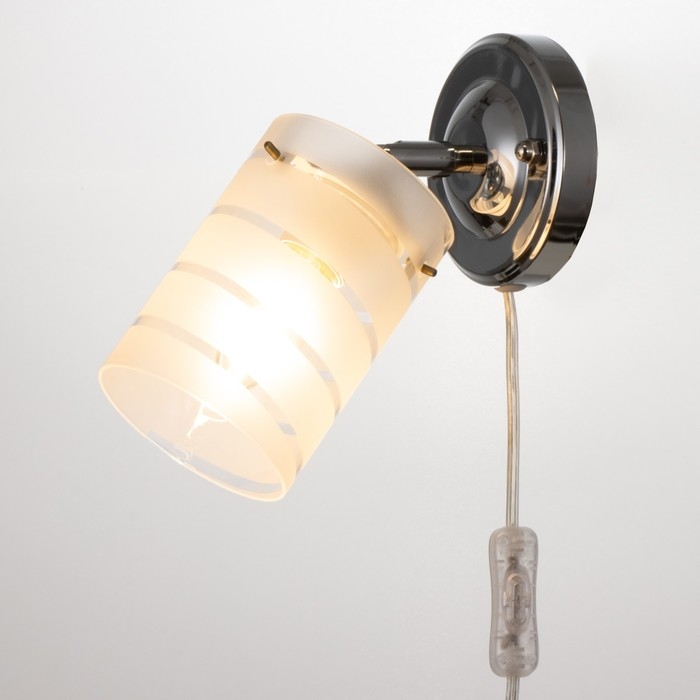 Бра с проводом 2611/1 E27 40Вт  хром 15х11х17 см