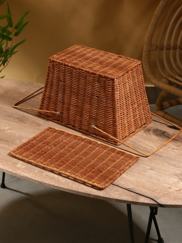 Корзина для пикника 33х20х22 см, ротанг