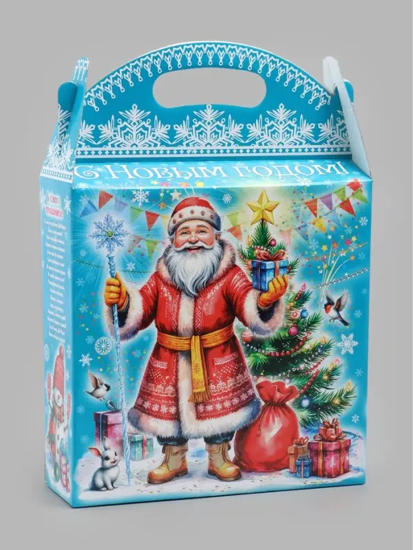 Подарочная коробка новогодняя &laquo;Волшебные подарки&raquo; 330&times;235&times;80, для сладких подарков