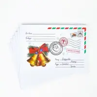 Письмо Деду Морозу, А4, 100 г/м&sup2; &laquo;Колокольчики&raquo;, 23&times;16 см МИКС
