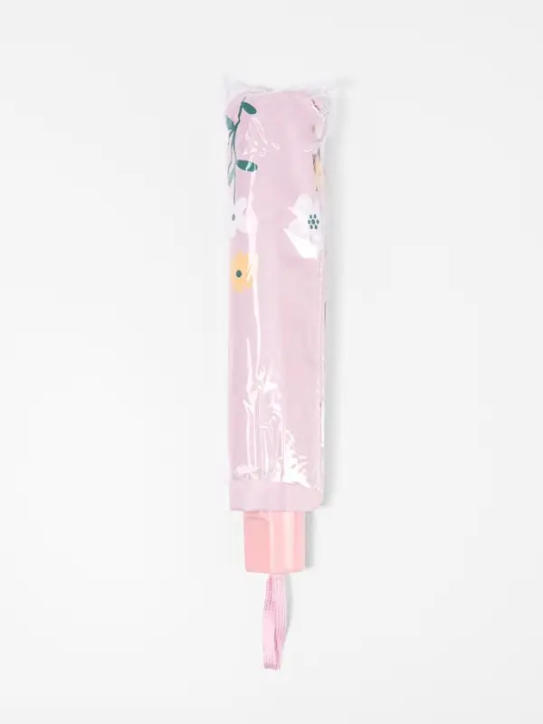 Зонт механический &laquo;Полевые цветочки&raquo;, 10 спиц, 4 сложения, R=51/60 см, d=102 см, МИКС