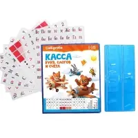 Касса букв, слогов и счета Calligrata, c цветным рисунком, А5, ПВХ
