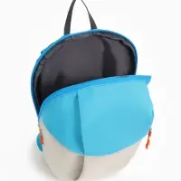 Рюкзак спортивный TEXTURA, на молнии, с карманом, размер 20&times;11&times;39 см, бежевый/голубой