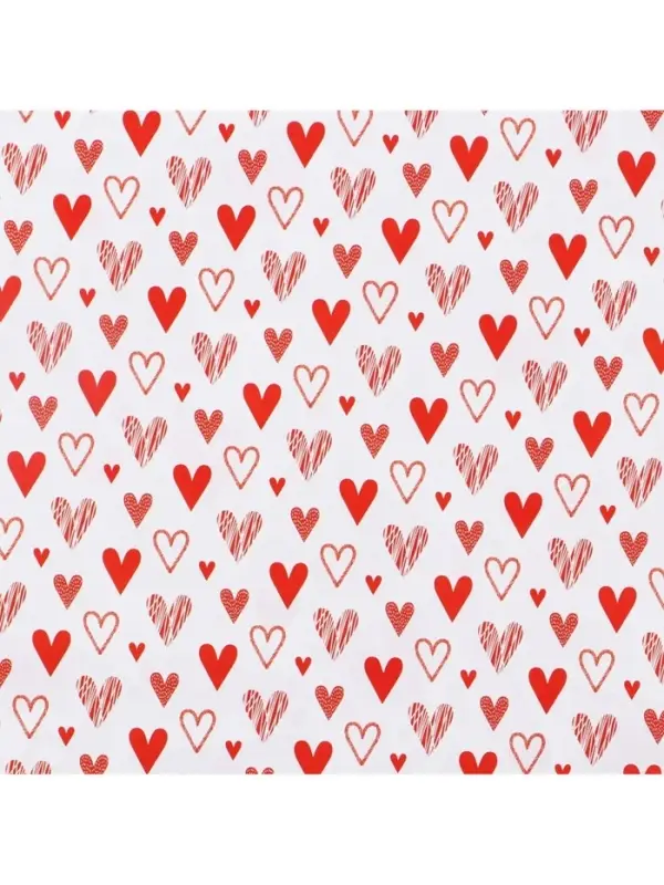 Бумага упаковочная глянцевая двухсторонняя &laquo;Там, где живёт любовь&raquo;, 70&times;100 см