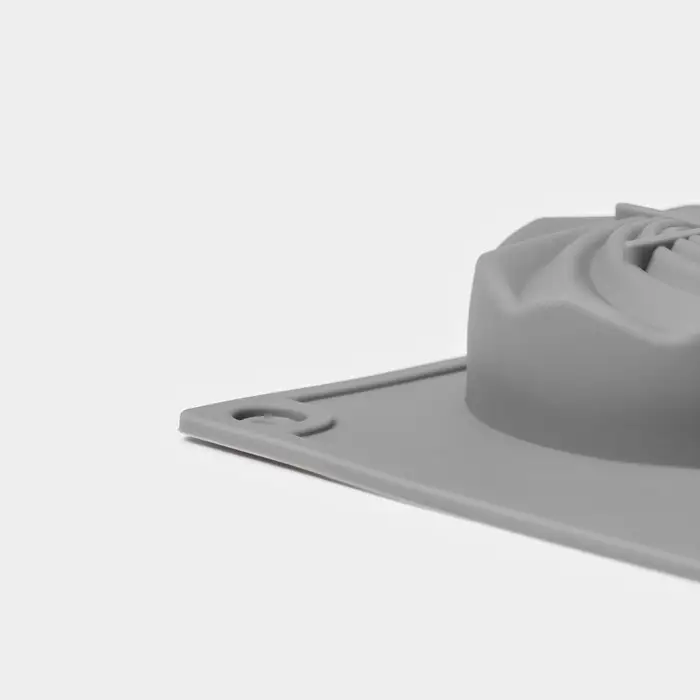 Форма для выпечки и муссовых десертов KONFINETTA &laquo;Шарм&raquo;, силикон, 29.5&times;17.2 см, 12 ячеек (5&times;2.2 см), серая