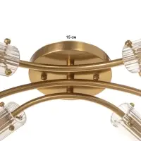Люстра &laquo;Рико&raquo; 6&times;40 Вт Е27 бронза 60&times;40&times;20 см