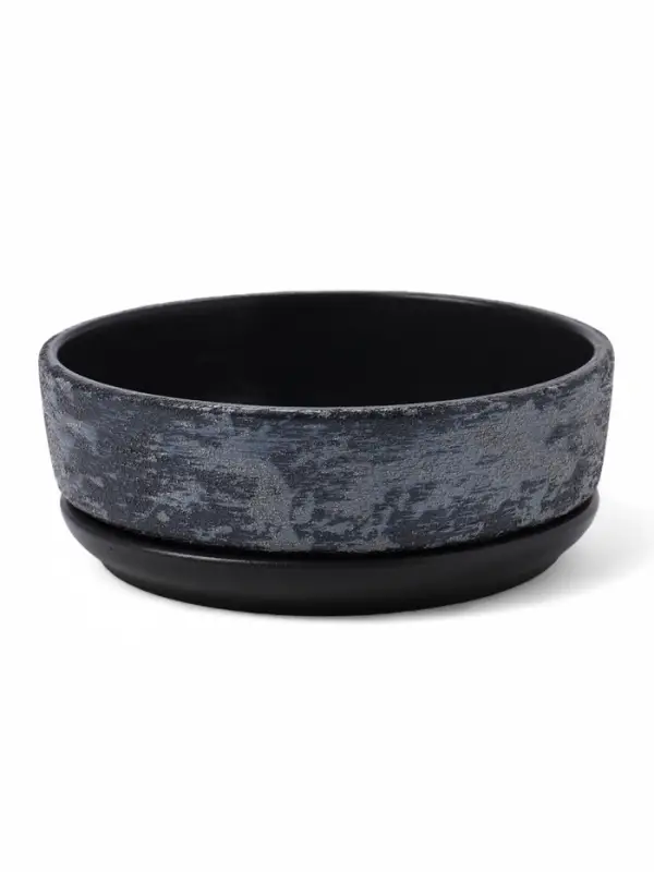 Горшок бонсайница 0,6 л, 15×5,5 см для кактусов и суккулентов пепел, керамика СИДЕ Горшок бонсайница 0,6 л, 15×5,5 см для кактусов и суккулентов пепел, керамика СИДЕ