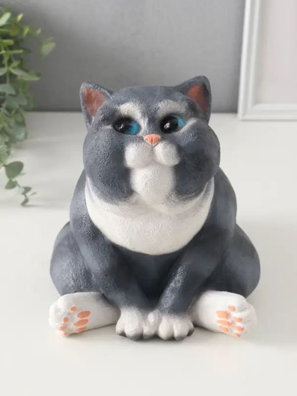 Фигурка (гипс) Кот ПРЯНИК 18,5х16,5х18 см Фигурка (гипс) Кот ПРЯНИК 18,5х16,5х18 см