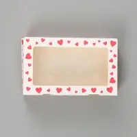 Коробка подарочная складная &laquo;Подарок&raquo;, 20&times;12&times;4 см, с окном
