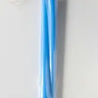 Набор свечей античных 25 см, 2 шт., 58 г, 7 ч, пастельно-голубой