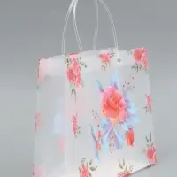 Пакет подарочный прозрачный , "Красота" 30 х 26 х 12