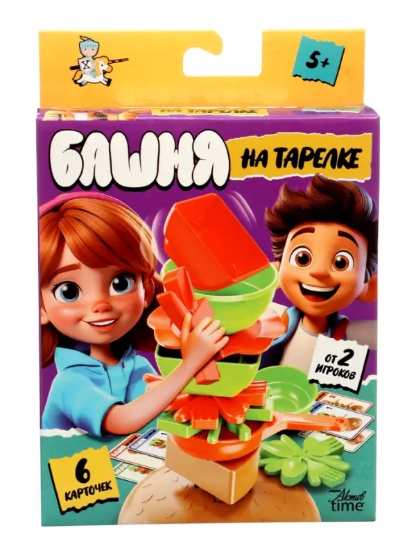 Настольная игра &laquo;Башня на тарелке&raquo;