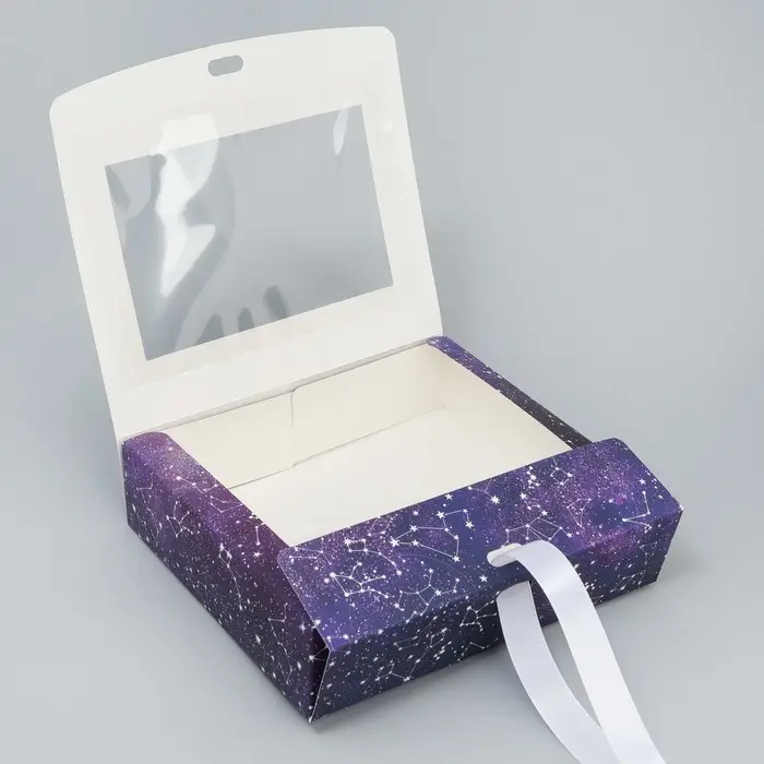 Коробка-фоторамка подарочная складная, упаковка, «Ты мой космос», 20 х 18 х 5 см Коробка-фоторамка подарочная складная, упаковка, «Ты мой космос», 20 х 18 х 5 см