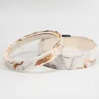 Коробка для макарун, кондитерская упаковка тубус с окном, &laquo;Мрамор&raquo; 20&times;20&times;5 см