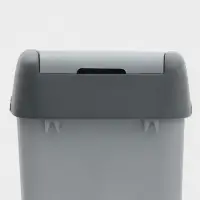 Контейнер для мусора, 14 л, с крышкой, МИКС