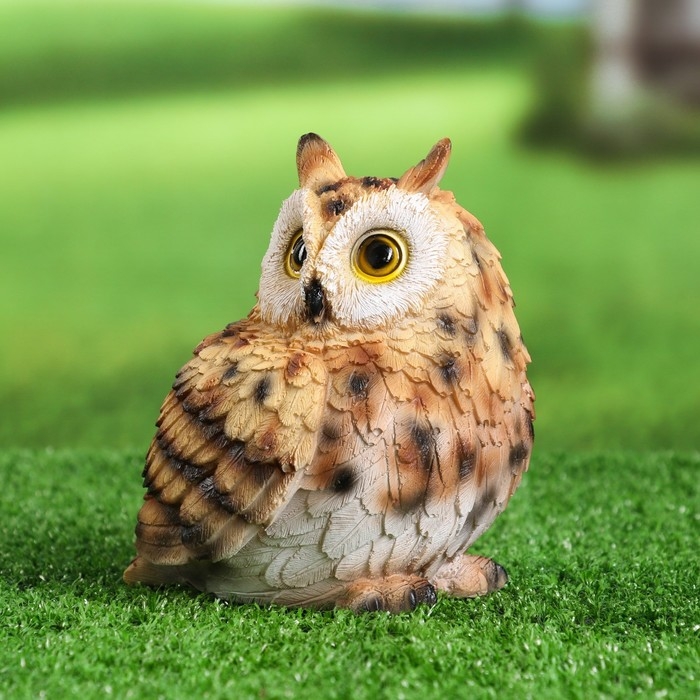 Садовая фигура  Садовая фигура "Филин" 13x11x14см