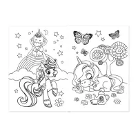 Раскраска для девочек &laquo;Мир пони&raquo;, А4