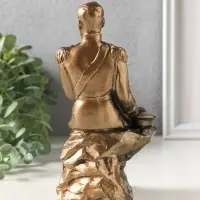 Фигура гипс &laquo;Николай II на скале&raquo;, 17.5 см, бронза