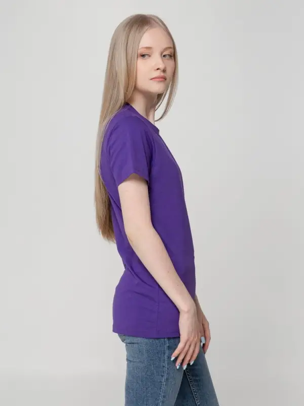 Футболка женская T-bolka Lady фиолетовая, размер S Футболка женская T-bolka Lady фиолетовая, размер S
