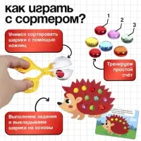 Развивающий набор &laquo;Сортер с шариками&raquo;, по методике Монтессори, 3+