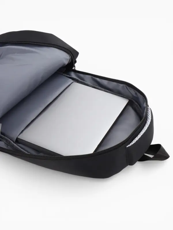 Рюкзак школьный, &laquo;Уставший кот&raquo;, 5 карманов, 2 отделения, 31&times;13.5&times;45 см, чёрный