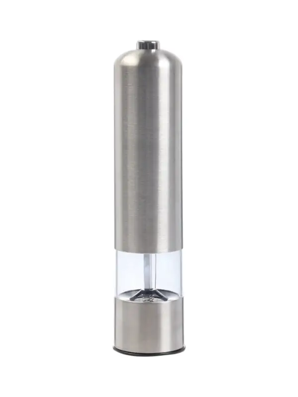 Мельница электрическая LET-002, металл, от батареек 4&times;АА, серебристая